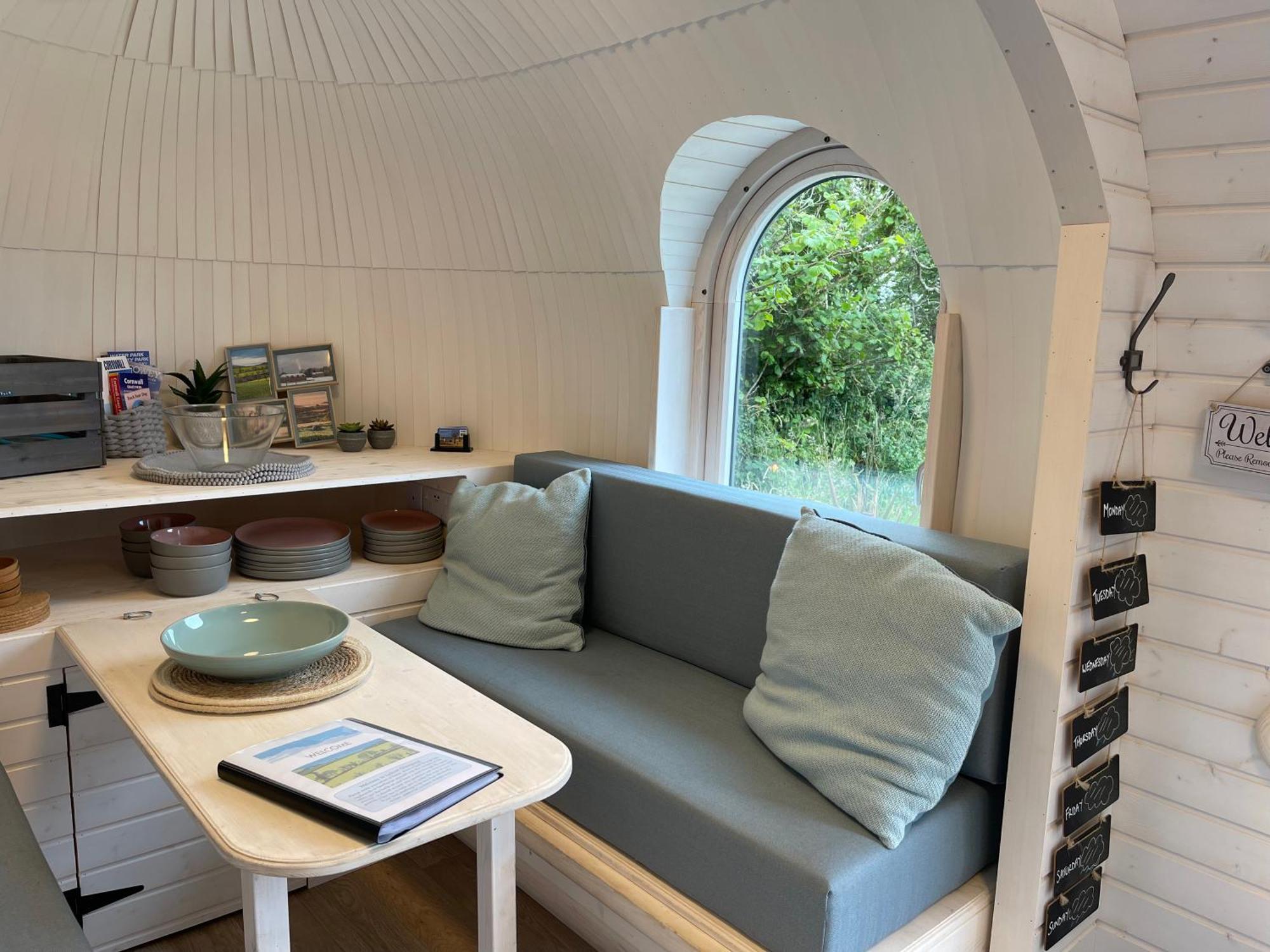 Villa Clotted Cream -Lydcott Glamping, Cornish Sea Views à Looe Extérieur photo